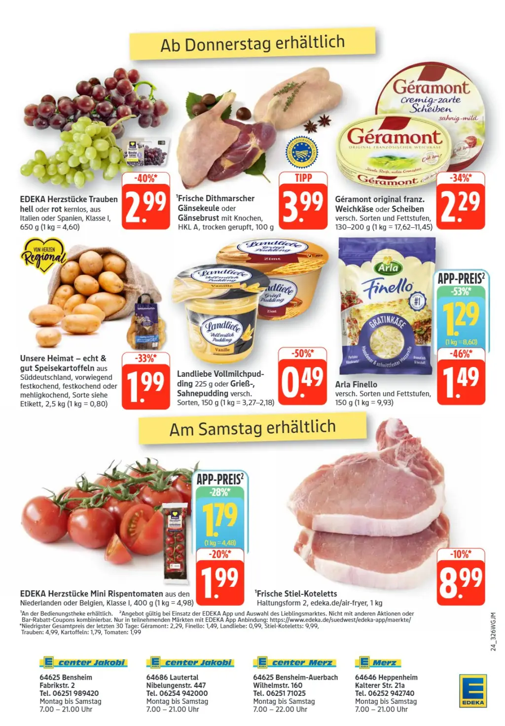 Edeka Prospekt KW45 mit aktuellen Angeboten und attraktiven Rabatten – günstige Lebensmittel, Sparen Sie bei Edeka Prospekt diese Woche!