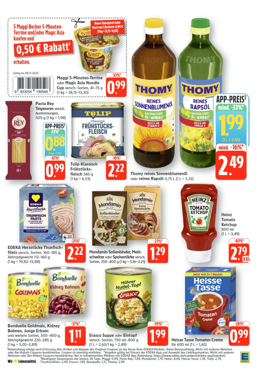 Edeka Prospekt KW45 mit aktuellen Angeboten und attraktiven Rabatten – günstige Lebensmittel, Sparen Sie bei Edeka Prospekt diese Woche!