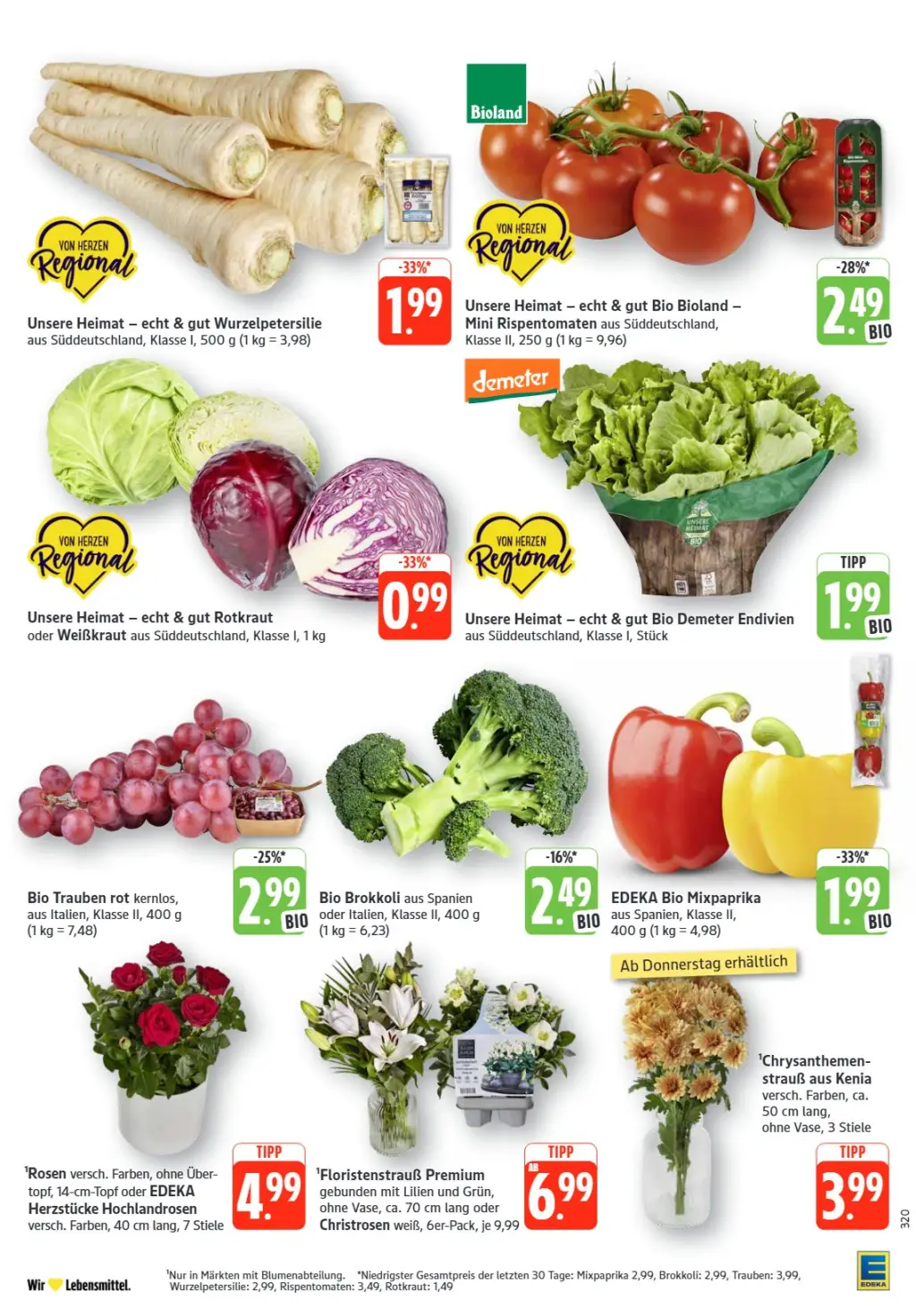 Edeka Prospekt KW44 mit aktuellen Angeboten und attraktiven Rabatten – günstige Lebensmittel, Sparen Sie bei Edeka Prospekt diese Woche!