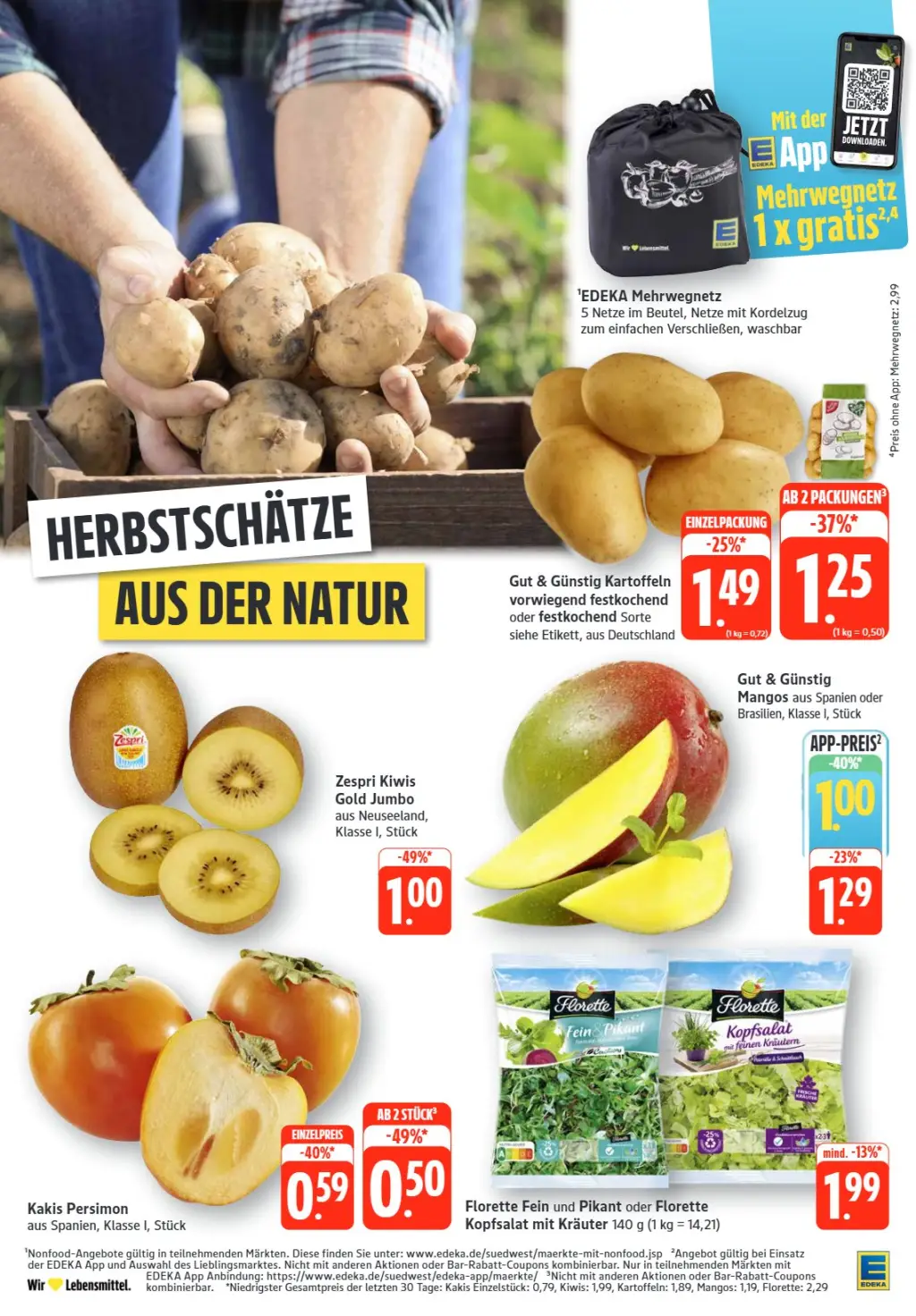 Edeka Prospekt KW44 mit aktuellen Angeboten und attraktiven Rabatten – günstige Lebensmittel, Sparen Sie bei Edeka Prospekt diese Woche!