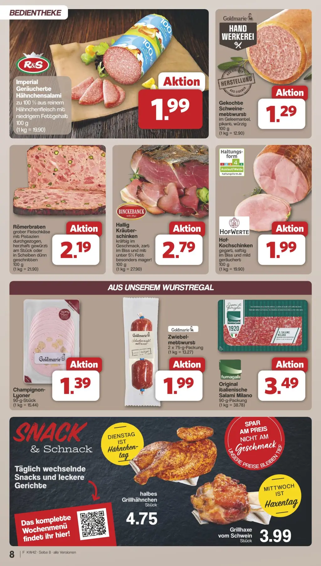 Famila Prospekt KW42 mit aktuellen Angeboten und attraktiven Rabatten – günstige Lebensmittel, Sparen Sie bei Famila Prospekt diese Woche!