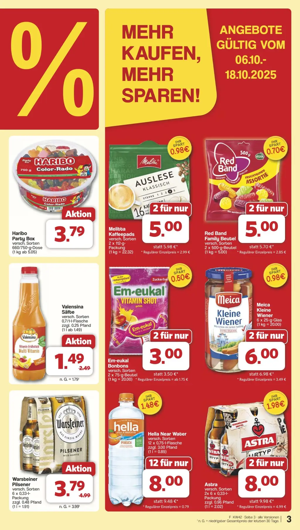 Famila Prospekt KW42 mit aktuellen Angeboten und attraktiven Rabatten – günstige Lebensmittel, Sparen Sie bei Famila Prospekt diese Woche!