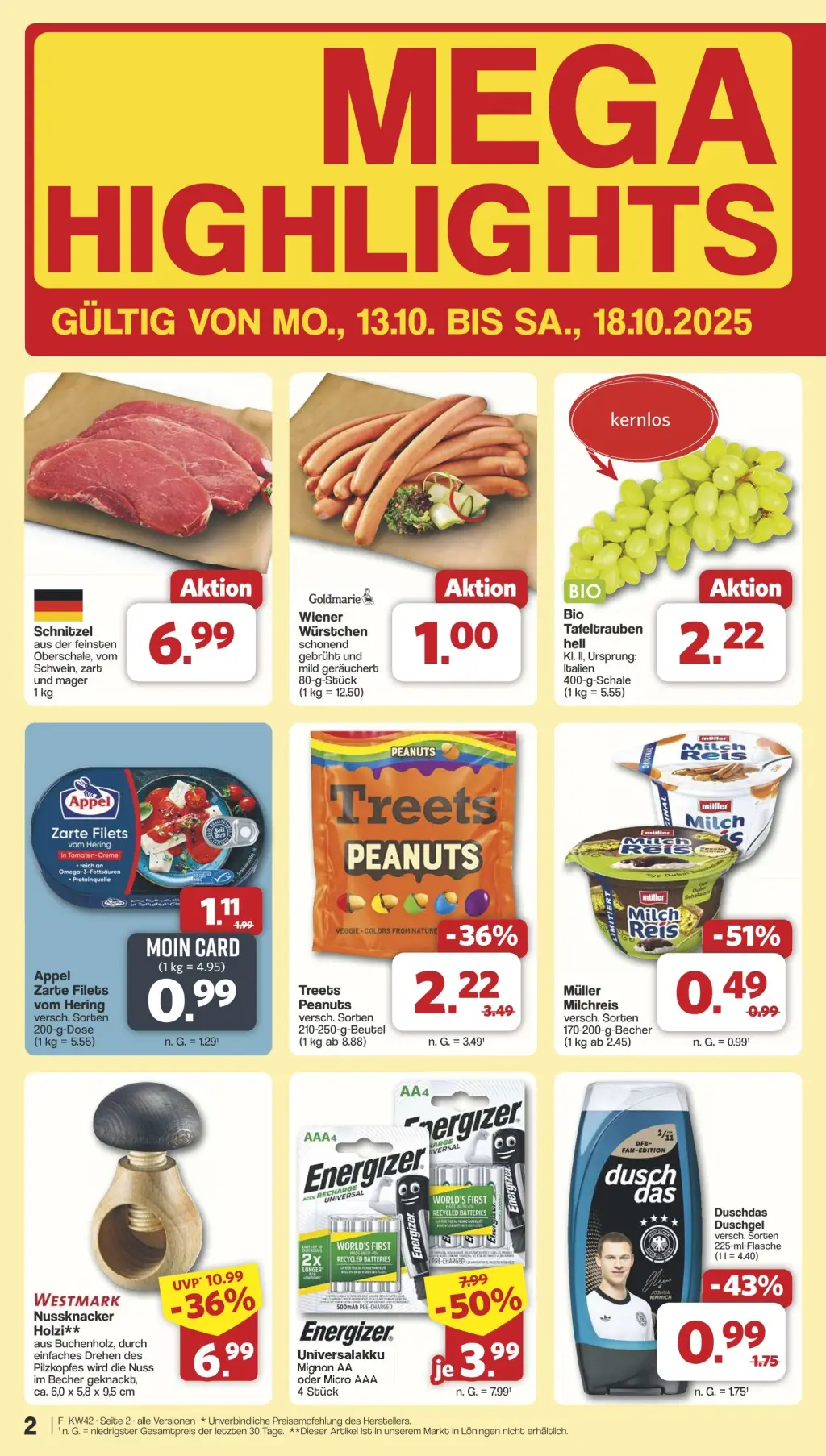 Famila Prospekt KW42 mit aktuellen Angeboten und attraktiven Rabatten – günstige Lebensmittel, Sparen Sie bei Famila Prospekt diese Woche!