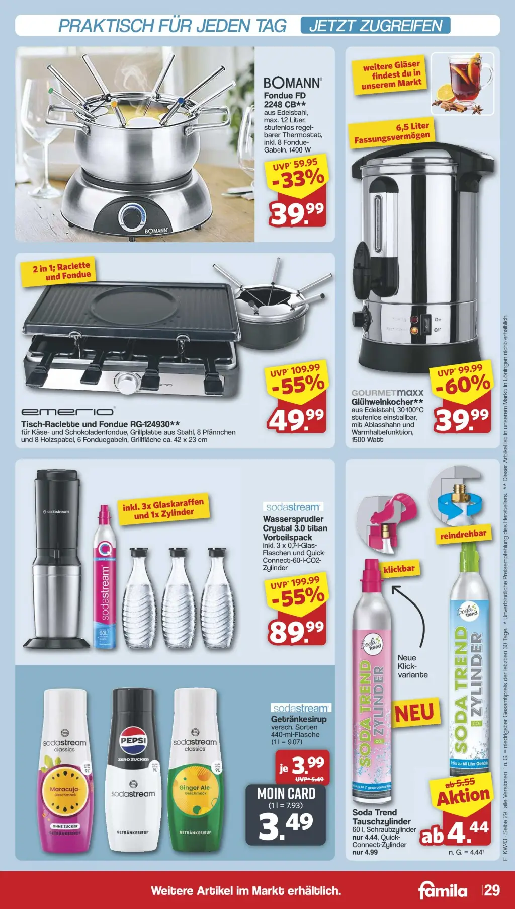 Famila Prospekt KW43 mit aktuellen Angeboten und attraktiven Rabatten – günstige Lebensmittel, Sparen Sie bei Famila Prospekt diese Woche!