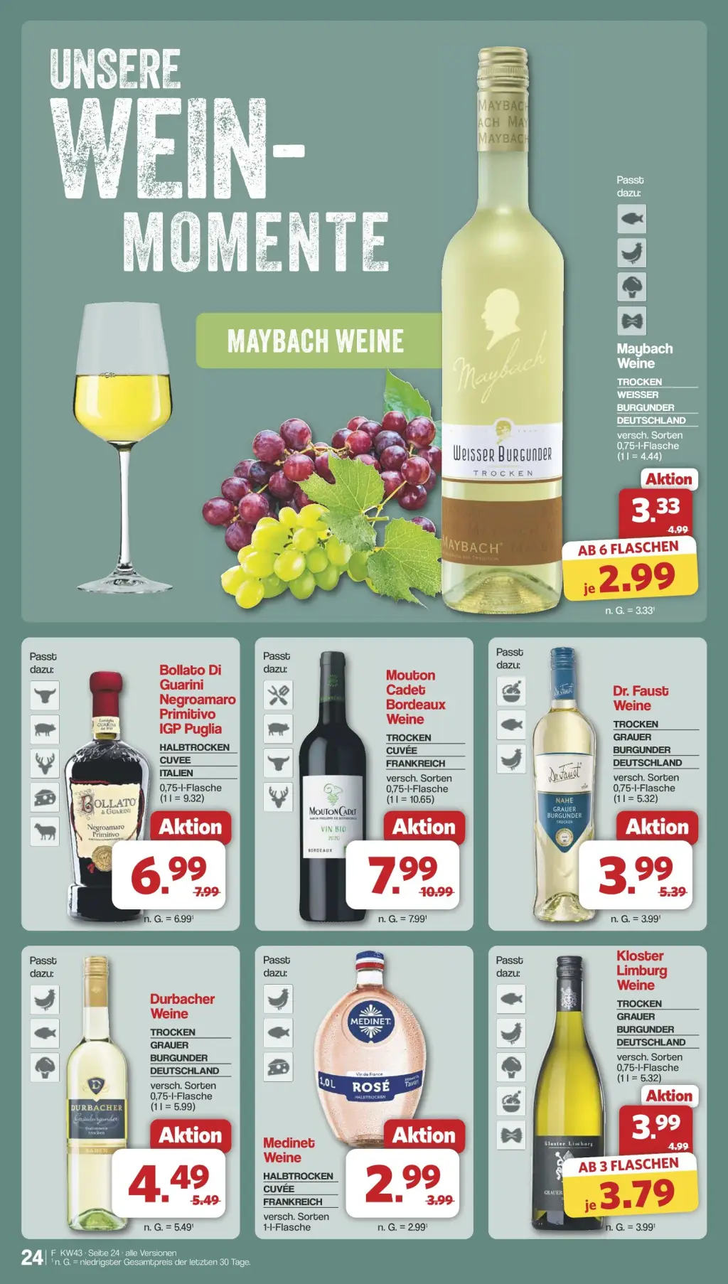 Famila Prospekt KW43 mit aktuellen Angeboten und attraktiven Rabatten – günstige Lebensmittel, Sparen Sie bei Famila Prospekt diese Woche!