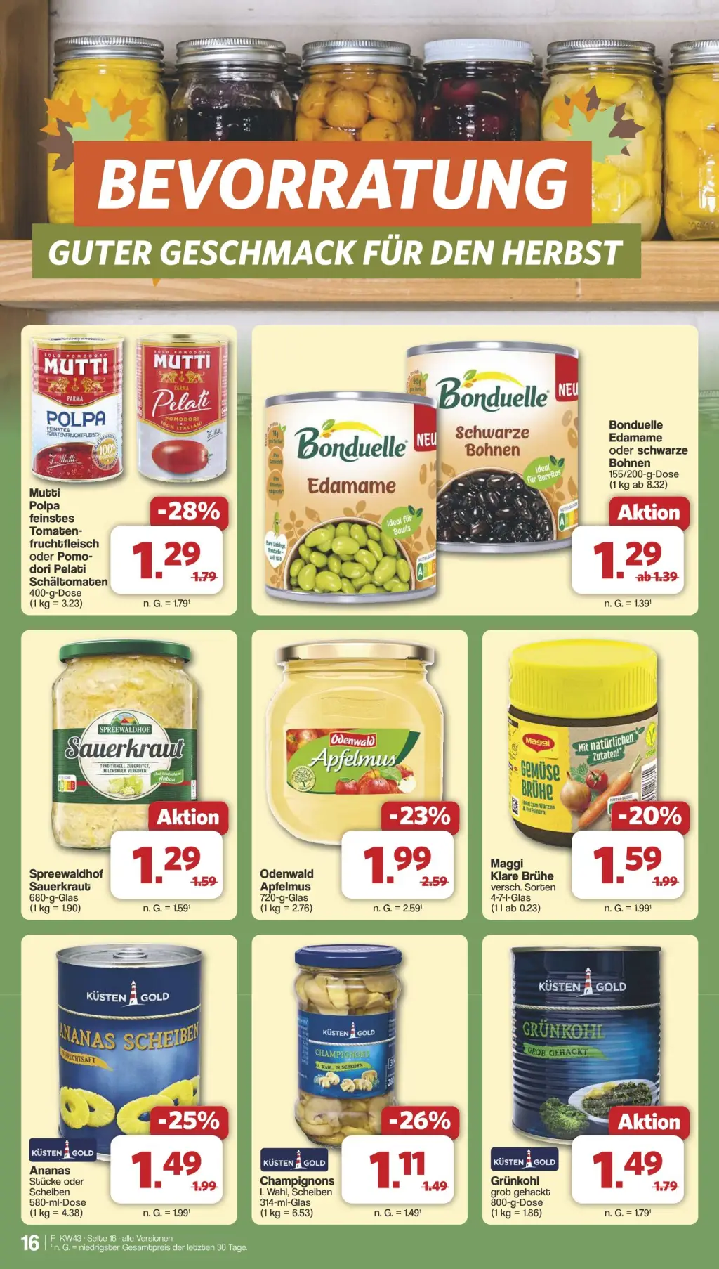 Famila Prospekt KW43 mit aktuellen Angeboten und attraktiven Rabatten – günstige Lebensmittel, Sparen Sie bei Famila Prospekt diese Woche!