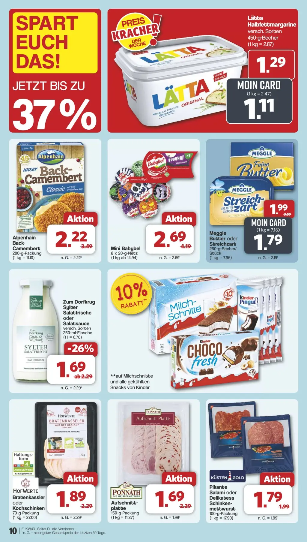 Famila Prospekt KW43 mit aktuellen Angeboten und attraktiven Rabatten – günstige Lebensmittel, Sparen Sie bei Famila Prospekt diese Woche!