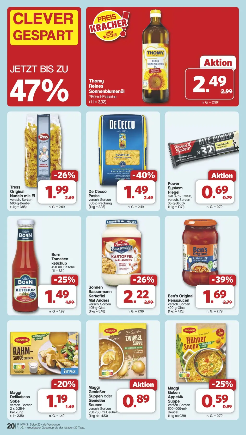 Famila Prospekt KW43 mit aktuellen Angeboten und attraktiven Rabatten – günstige Lebensmittel, Sparen Sie bei Famila Prospekt diese Woche!