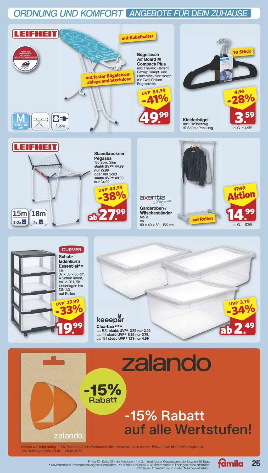 Famila Prospekt KW43 mit aktuellen Angeboten und attraktiven Rabatten – günstige Lebensmittel, Sparen Sie bei Famila Prospekt diese Woche!