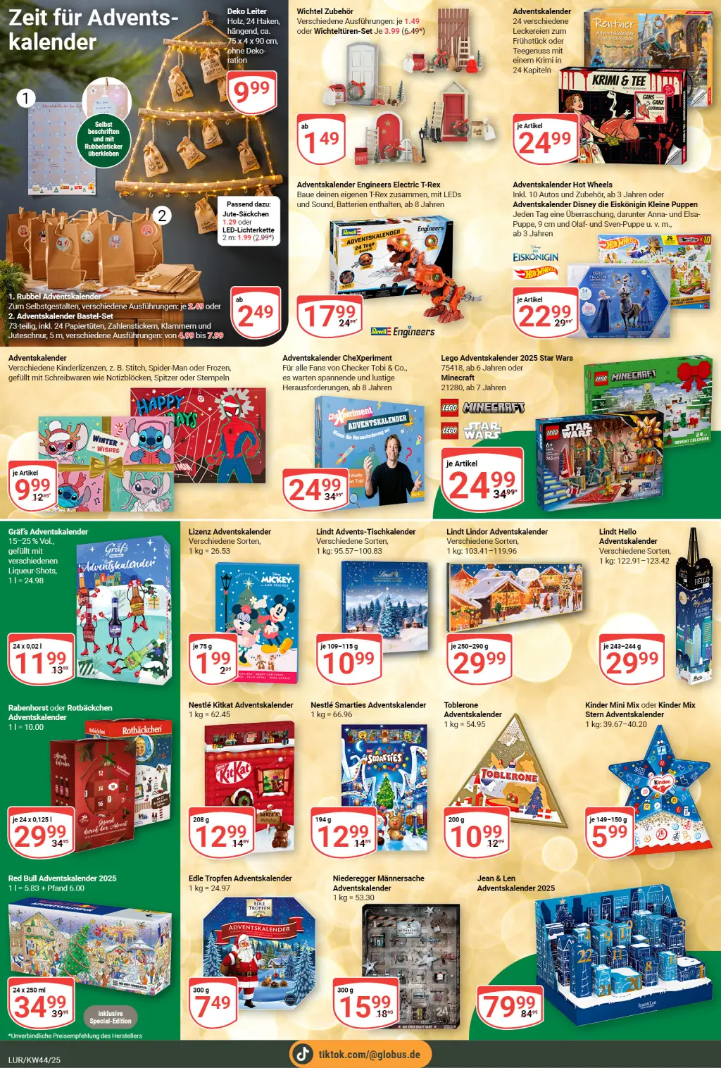 Globus Prospekt KW44 mit aktuellen Angeboten und attraktiven Rabatten – günstige Lebensmittel, Sparen Sie bei Globus Prospekt diese Woche!