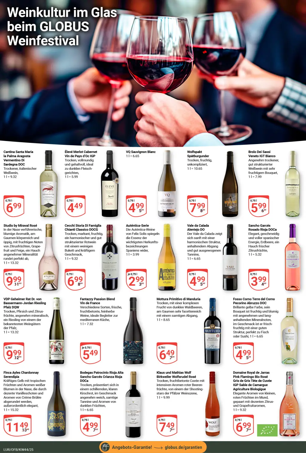 Globus Prospekt KW44 mit aktuellen Angeboten und attraktiven Rabatten – günstige Lebensmittel, Sparen Sie bei Globus Prospekt diese Woche!