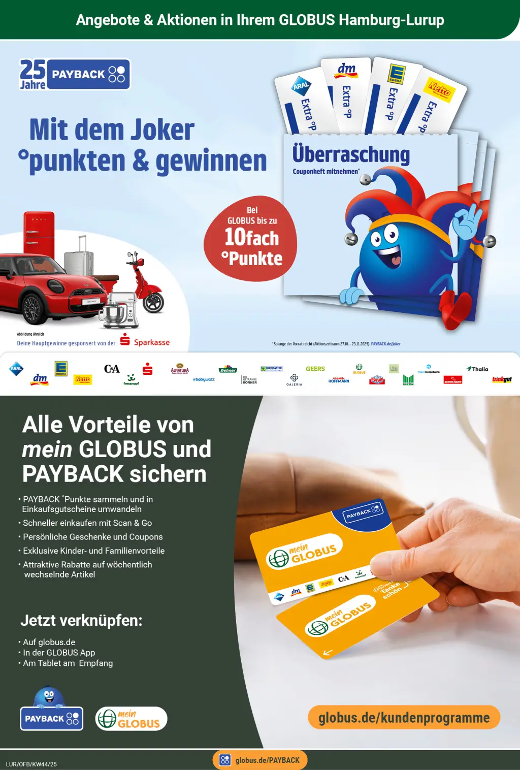 Globus Prospekt KW44 mit aktuellen Angeboten und attraktiven Rabatten – günstige Lebensmittel, Sparen Sie bei Globus Prospekt diese Woche!