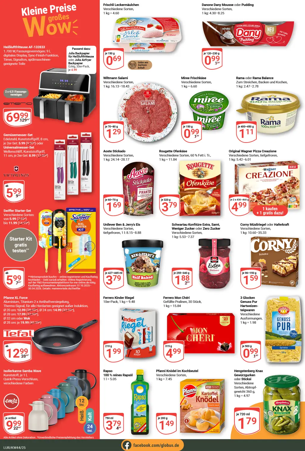 Globus Prospekt KW44 mit aktuellen Angeboten und attraktiven Rabatten – günstige Lebensmittel, Sparen Sie bei Globus Prospekt diese Woche! Globus Prospekt KW44 mit aktuellen Angeboten und attraktiven Rabatten – günstige Lebensmittel, Sparen Sie bei Globus Prospekt diese Woche!
