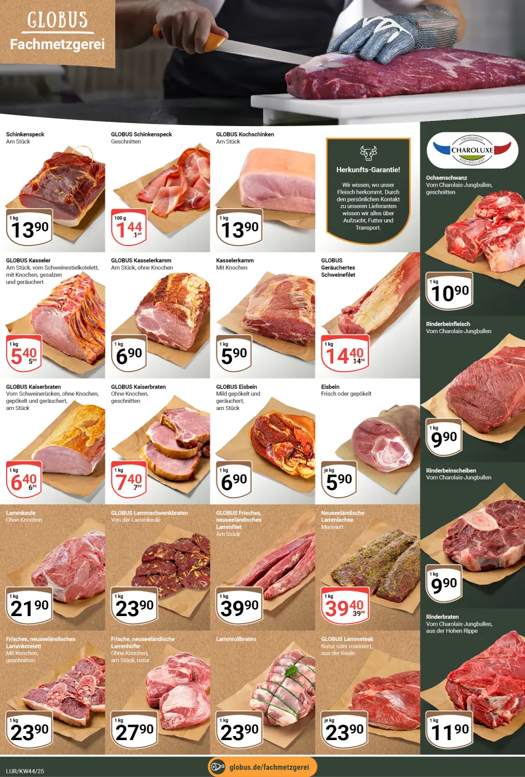 Globus Prospekt KW44 mit aktuellen Angeboten und attraktiven Rabatten – günstige Lebensmittel, Sparen Sie bei Globus Prospekt diese Woche!