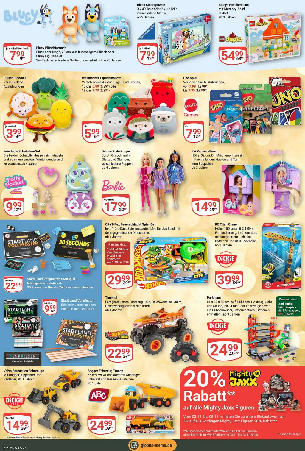 Globus Prospekt KW45 mit aktuellen Angeboten und attraktiven Rabatten – günstige Lebensmittel, Sparen Sie bei Globus Prospekt diese Woche!