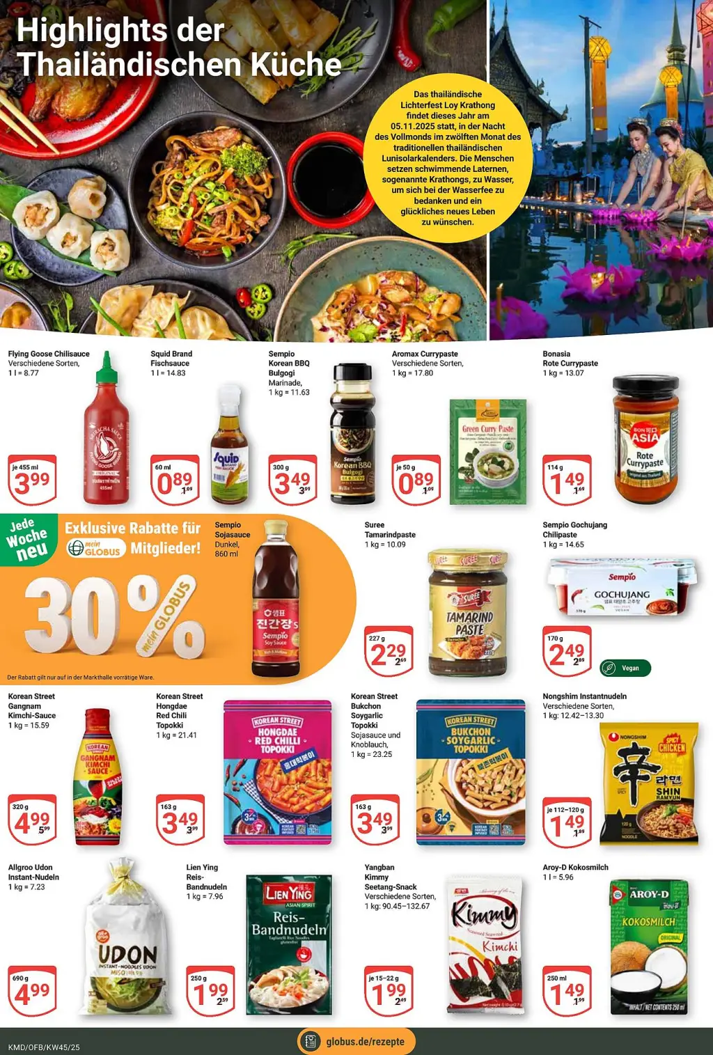 Globus Prospekt KW45 mit aktuellen Angeboten und attraktiven Rabatten – günstige Lebensmittel, Sparen Sie bei Globus Prospekt diese Woche!