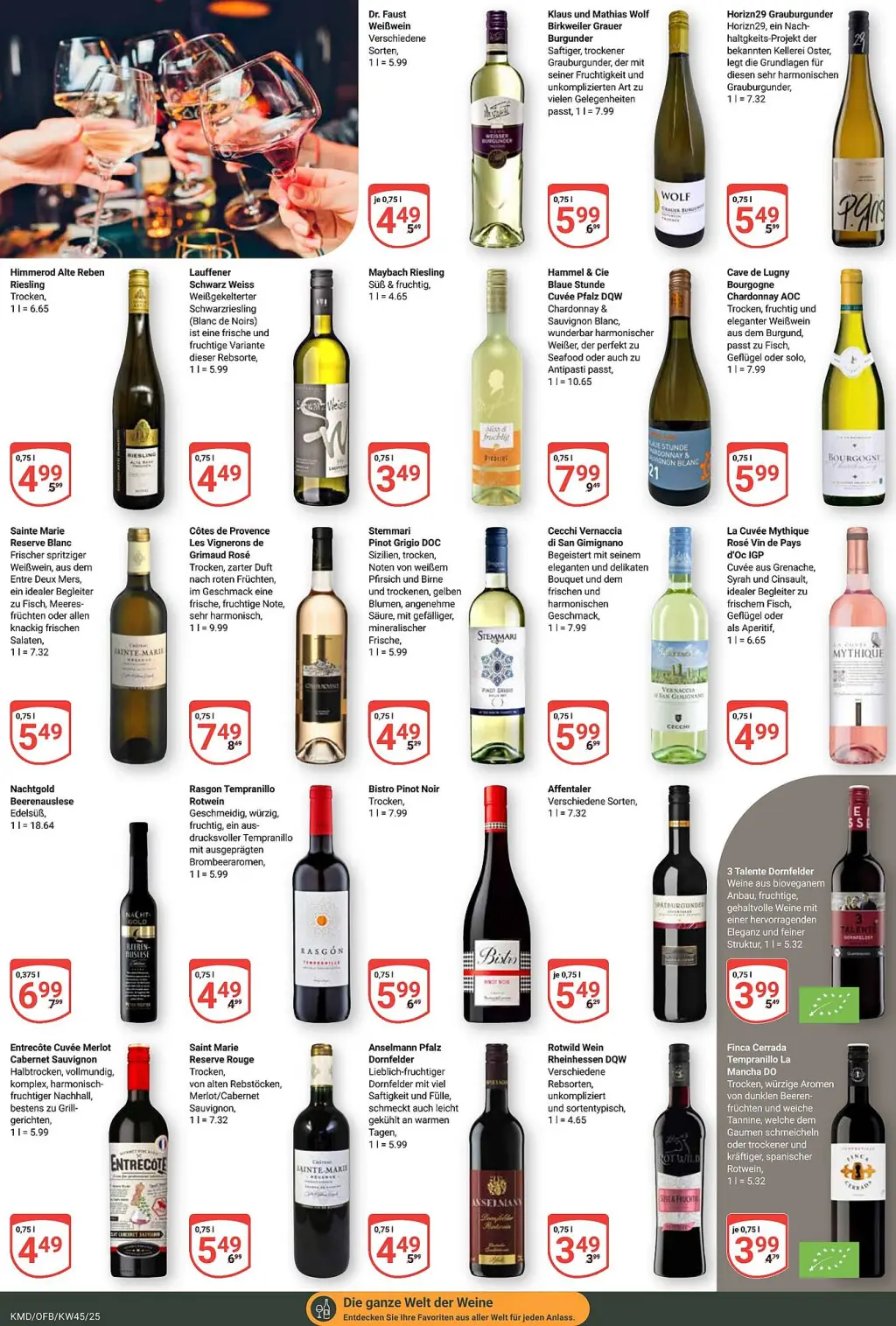 Globus Prospekt KW45 mit aktuellen Angeboten und attraktiven Rabatten – günstige Lebensmittel, Sparen Sie bei Globus Prospekt diese Woche!