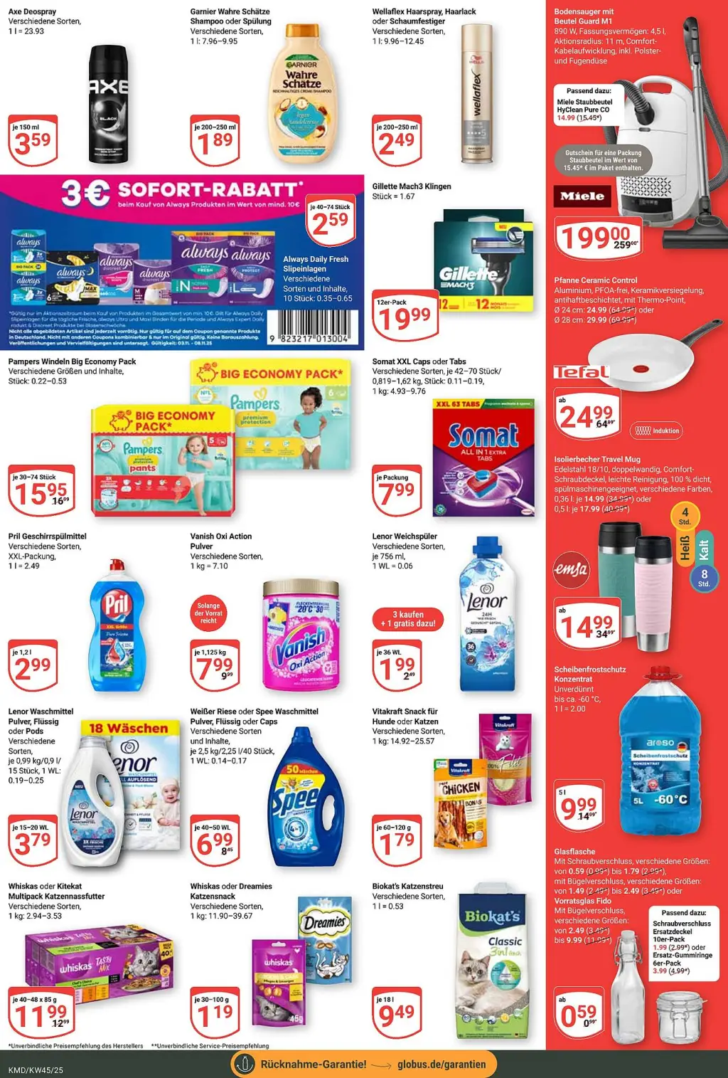 Globus Prospekt KW45 mit aktuellen Angeboten und attraktiven Rabatten – günstige Lebensmittel, Sparen Sie bei Globus Prospekt diese Woche! Globus Prospekt KW45 mit aktuellen Angeboten und attraktiven Rabatten – günstige Lebensmittel, Sparen Sie bei Globus Prospekt diese Woche!