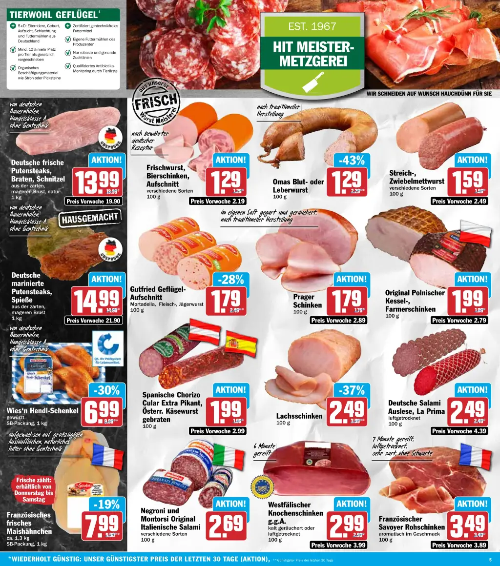 Hit Prospekt KW43 mit aktuellen Angeboten und attraktiven Rabatten – günstige Lebensmittel, Sparen Sie bei Hit Prospekt diese Woche!