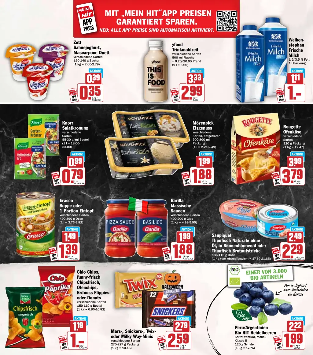 Hit Prospekt KW43 mit aktuellen Angeboten und attraktiven Rabatten – günstige Lebensmittel, Sparen Sie bei Hit Prospekt diese Woche!