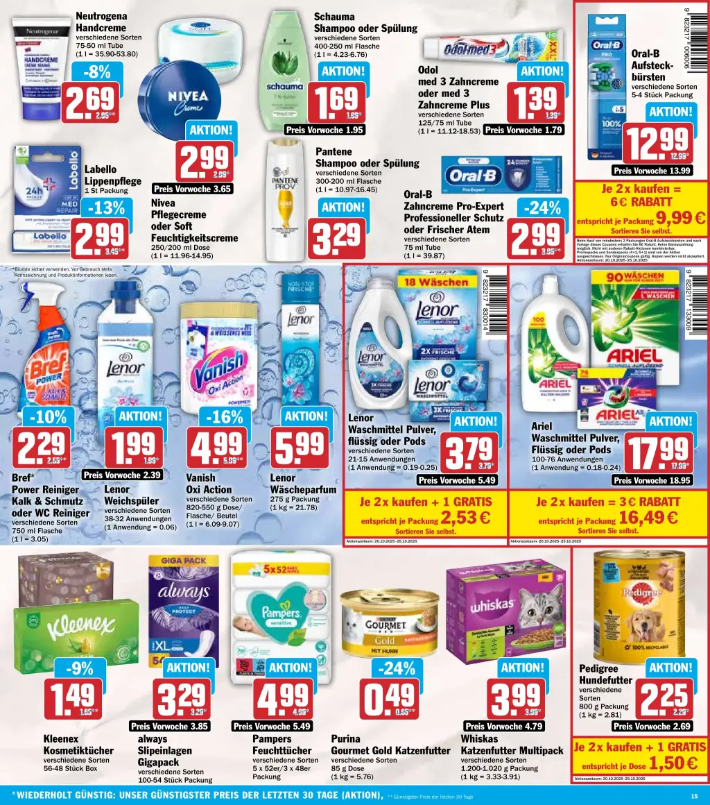 Hit Prospekt KW43 mit aktuellen Angeboten und attraktiven Rabatten – günstige Lebensmittel, Sparen Sie bei Hit Prospekt diese Woche!
