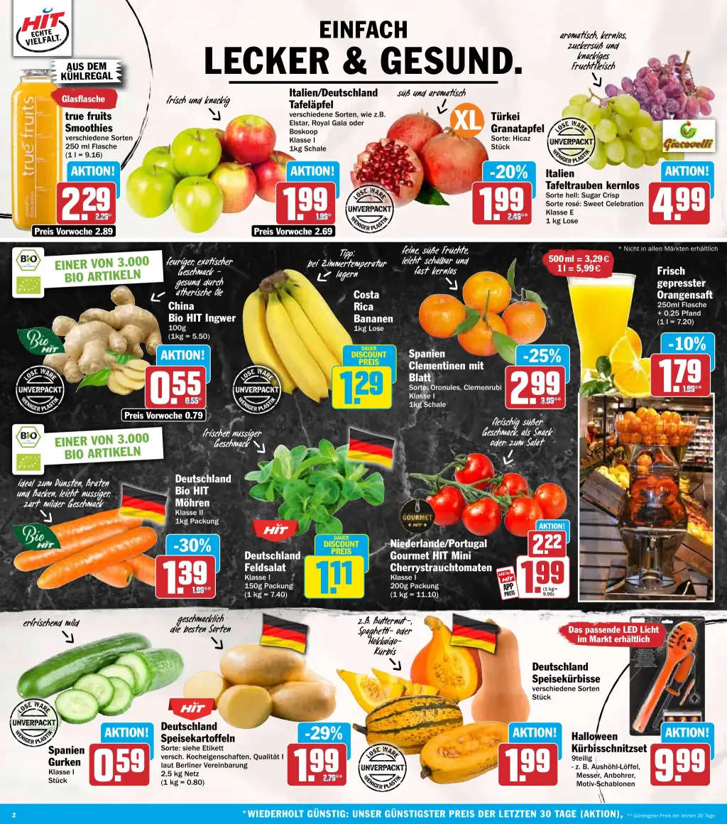 Hit Prospekt KW42 mit aktuellen Angeboten und attraktiven Rabatten – günstige Lebensmittel, Sparen Sie bei Hit Prospekt diese Woche!