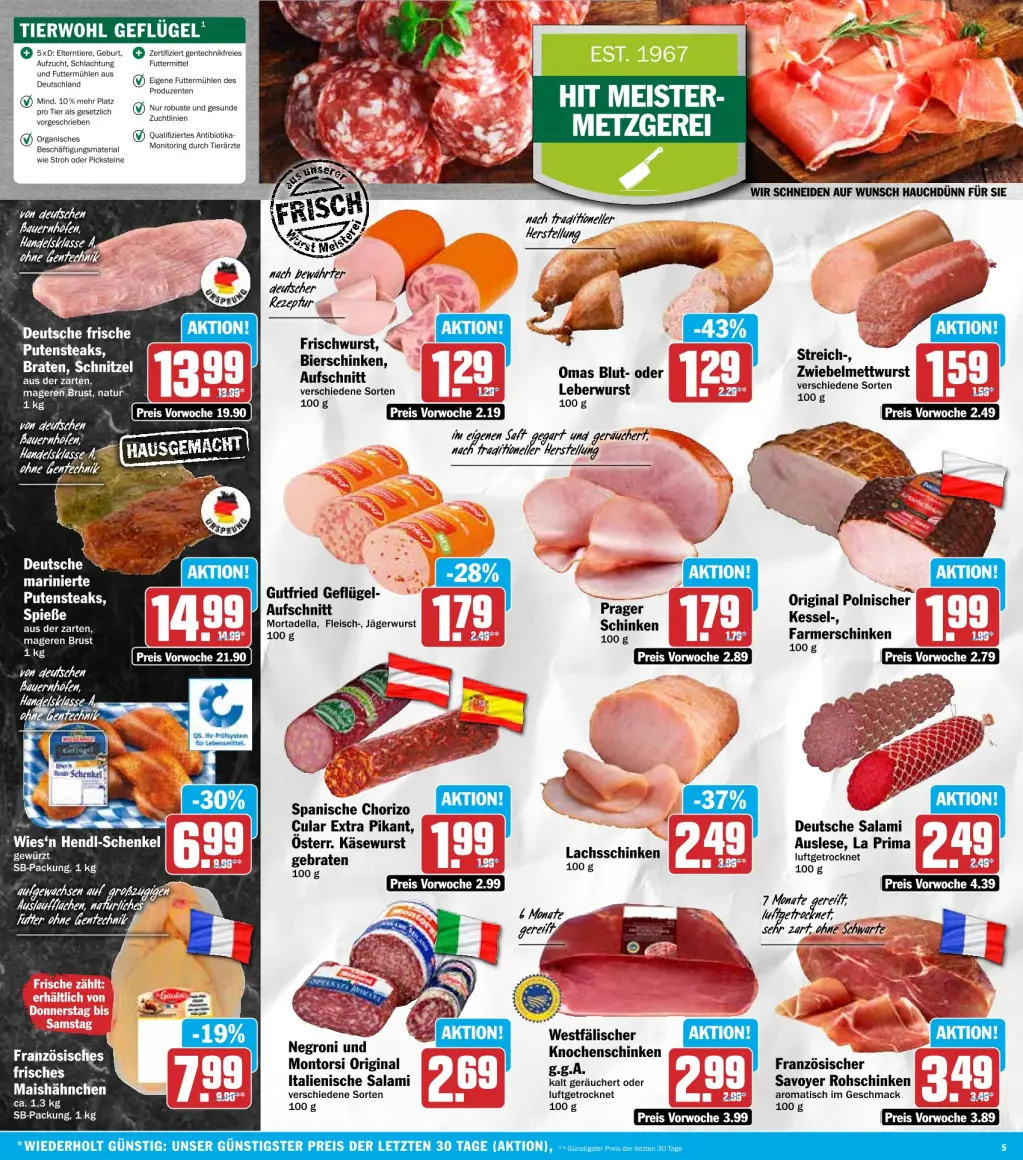 Hit Prospekt KW43 mit aktuellen Angeboten und attraktiven Rabatten – günstige Lebensmittel, Sparen Sie bei Hit Prospekt diese Woche!
