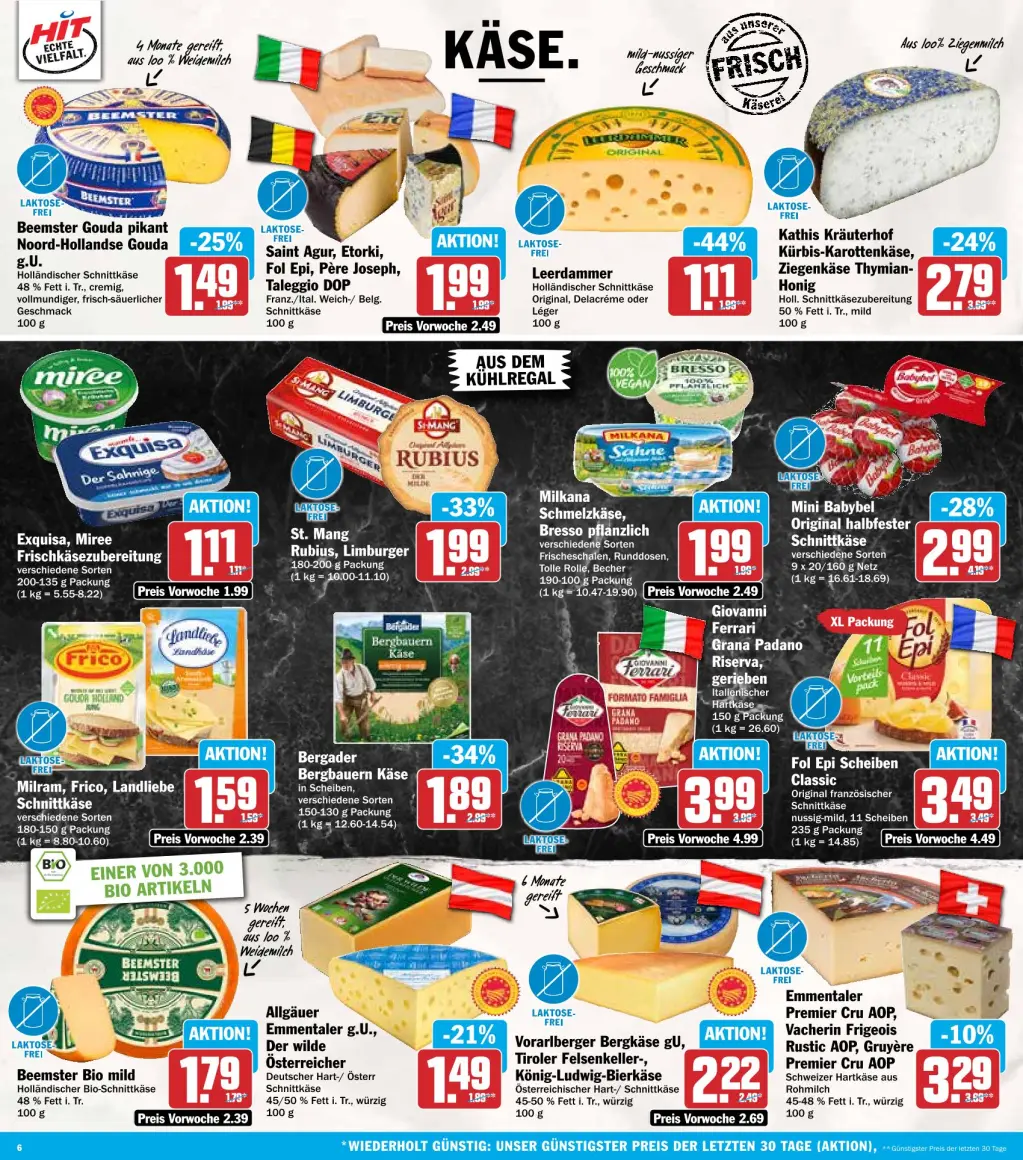 Hit Prospekt KW44 mit aktuellen Angeboten und attraktiven Rabatten – günstige Lebensmittel, Sparen Sie bei Hit Prospekt diese Woche!