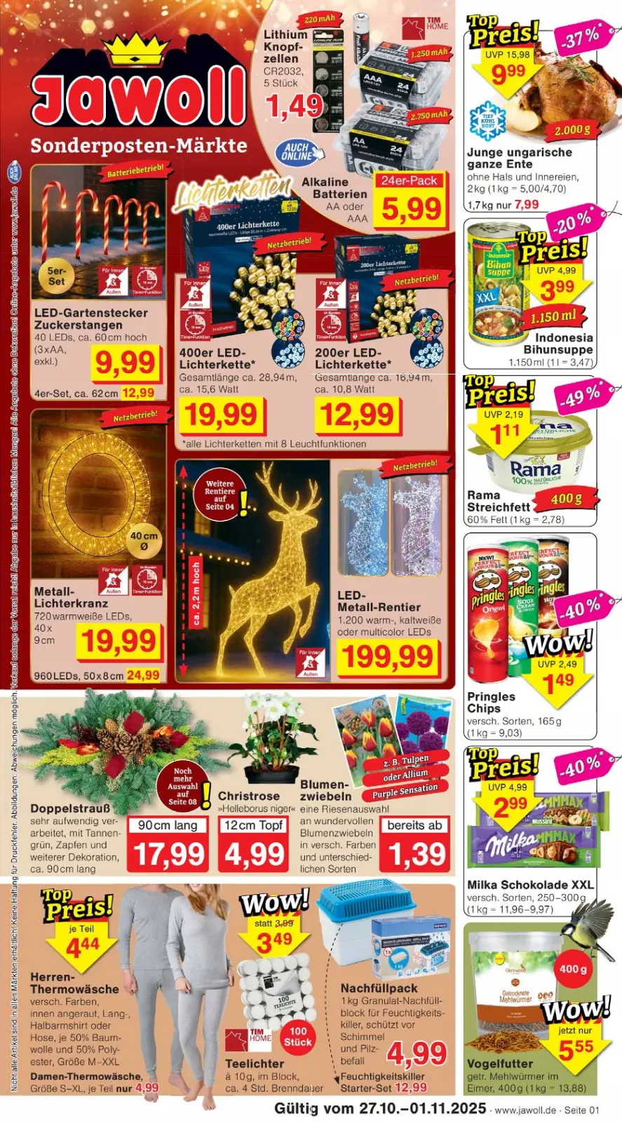 Jawoll Prospekt KW44 mit aktuellen Angeboten und attraktiven Rabatten – günstige Lebensmittel, Sparen Sie bei Jawoll Prospekt diese Woche! Jawoll Prospekt KW44 mit aktuellen Angeboten und attraktiven Rabatten – günstige Lebensmittel, Sparen Sie bei Jawoll Prospekt diese Woche!