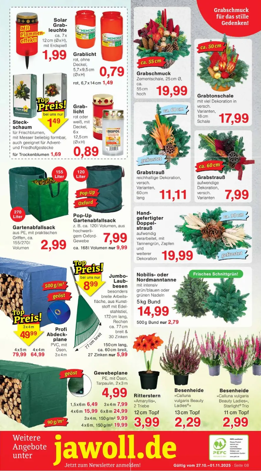 Jawoll Prospekt KW44 mit aktuellen Angeboten und attraktiven Rabatten – günstige Lebensmittel, Sparen Sie bei Jawoll Prospekt diese Woche!