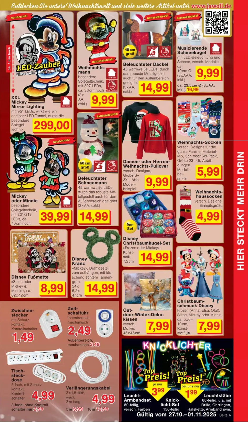 Jawoll Prospekt KW44 mit aktuellen Angeboten und attraktiven Rabatten – günstige Lebensmittel, Sparen Sie bei Jawoll Prospekt diese Woche!