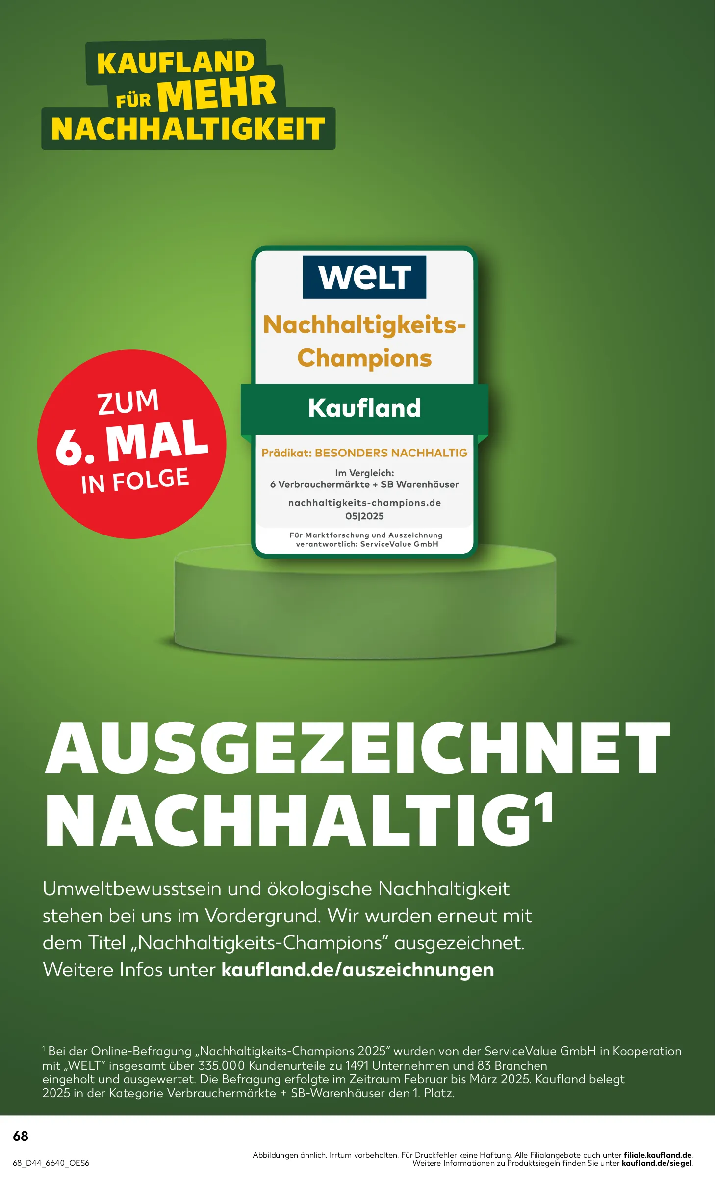 Kaufland Prospekt KW44 mit aktuellen Angeboten und attraktiven Rabatten – günstige Lebensmittel, Sparen Sie bei Kaufland Prospekt diese Woche!