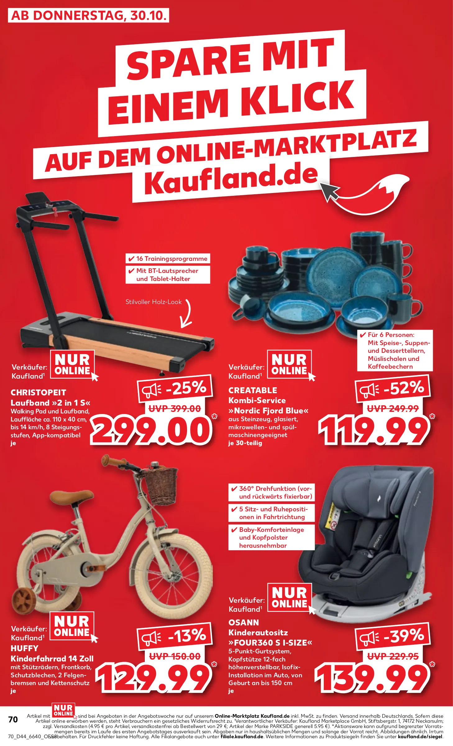 Kaufland Prospekt KW44 mit aktuellen Angeboten und attraktiven Rabatten – günstige Lebensmittel, Sparen Sie bei Kaufland Prospekt diese Woche!