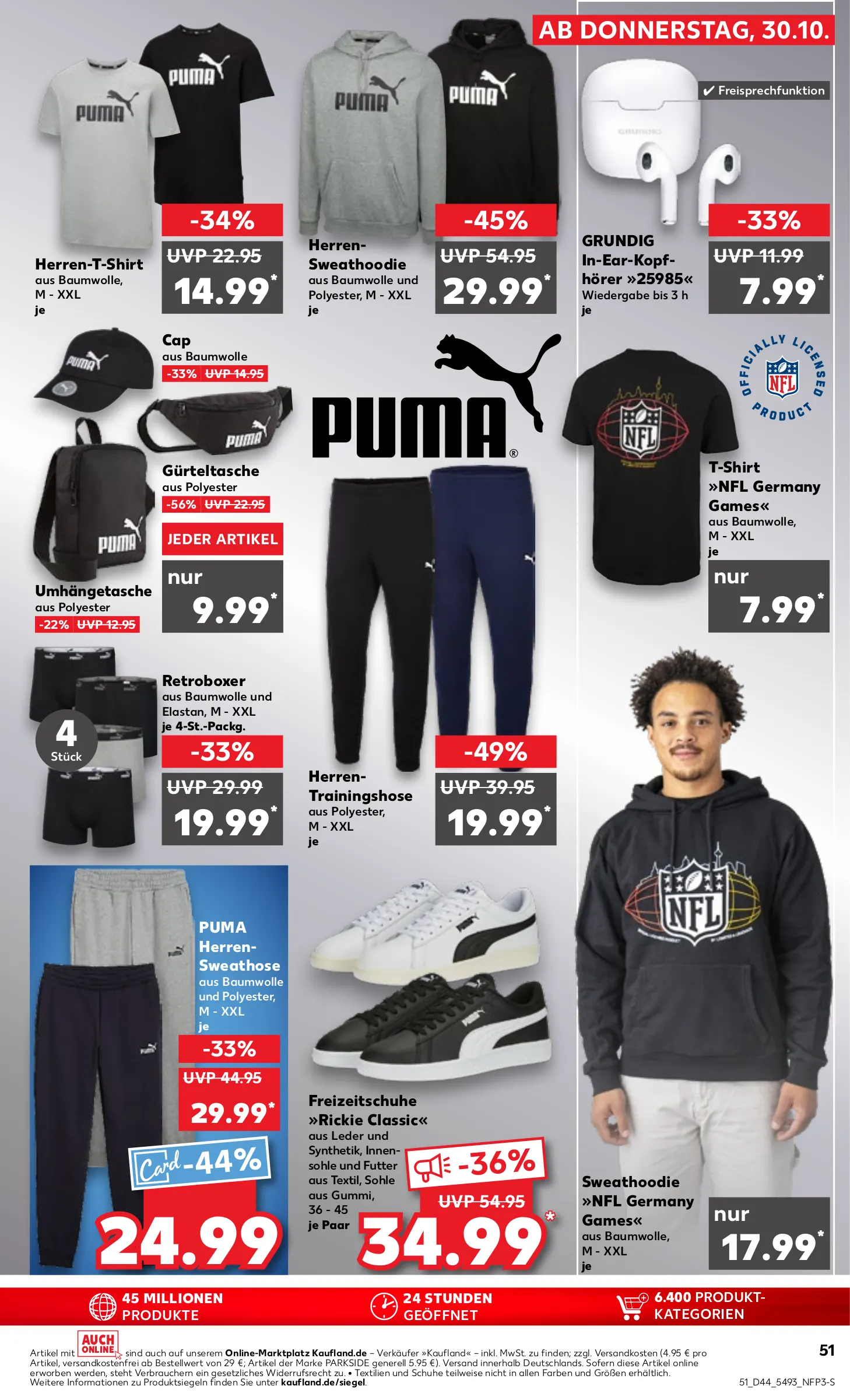 Kaufland Prospekt KW44 mit aktuellen Angeboten und attraktiven Rabatten – günstige Lebensmittel, Sparen Sie bei Kaufland Prospekt diese Woche!