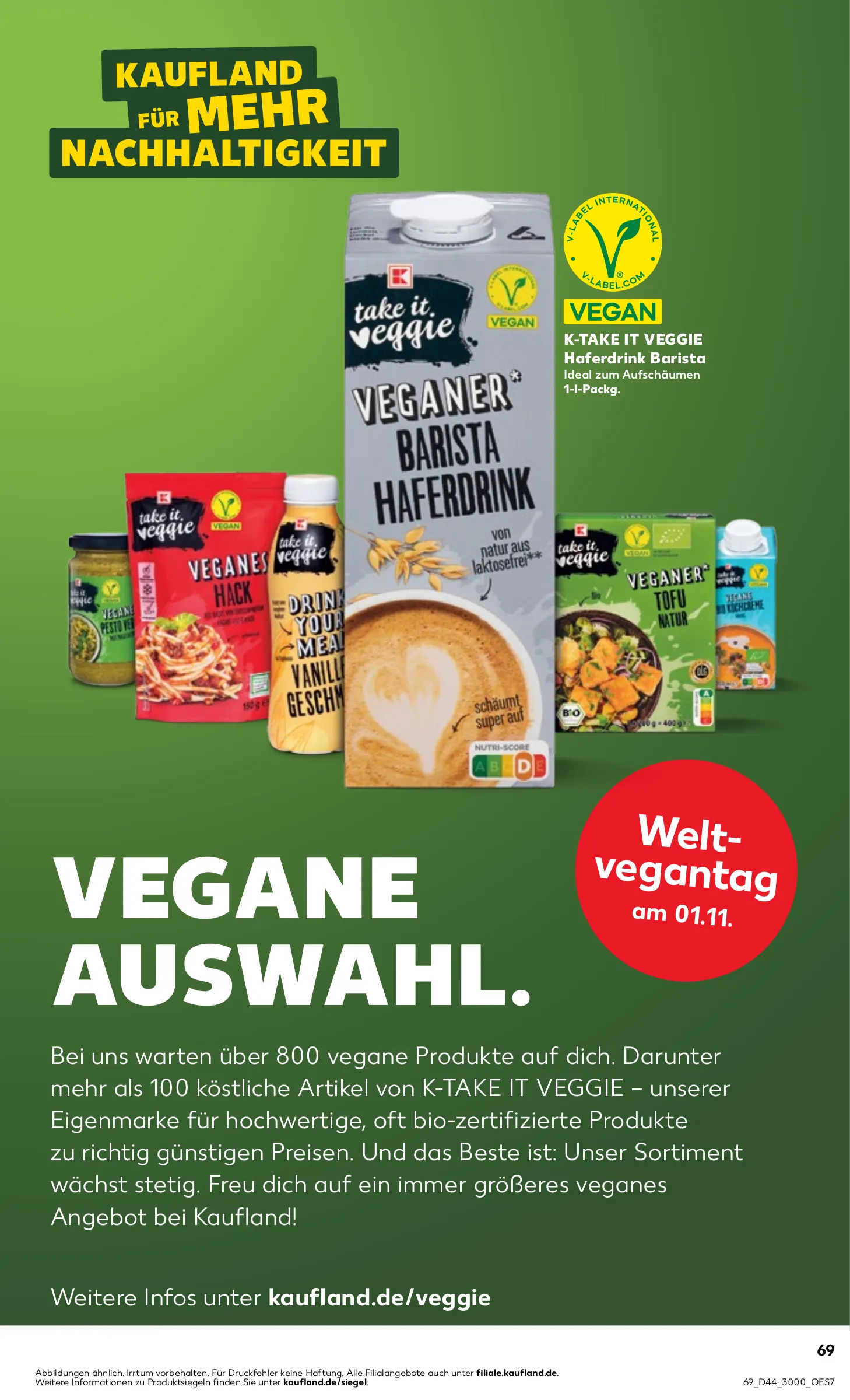 Kaufland Prospekt KW44 mit aktuellen Angeboten und attraktiven Rabatten – günstige Lebensmittel, Sparen Sie bei Kaufland Prospekt diese Woche!