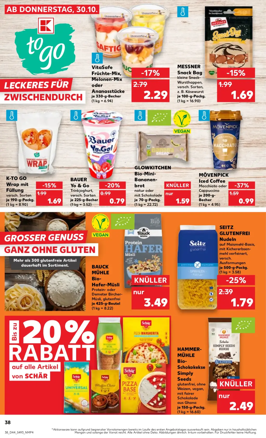Kaufland Prospekt KW44 mit aktuellen Angeboten und attraktiven Rabatten – günstige Lebensmittel, Sparen Sie bei Kaufland Prospekt diese Woche!