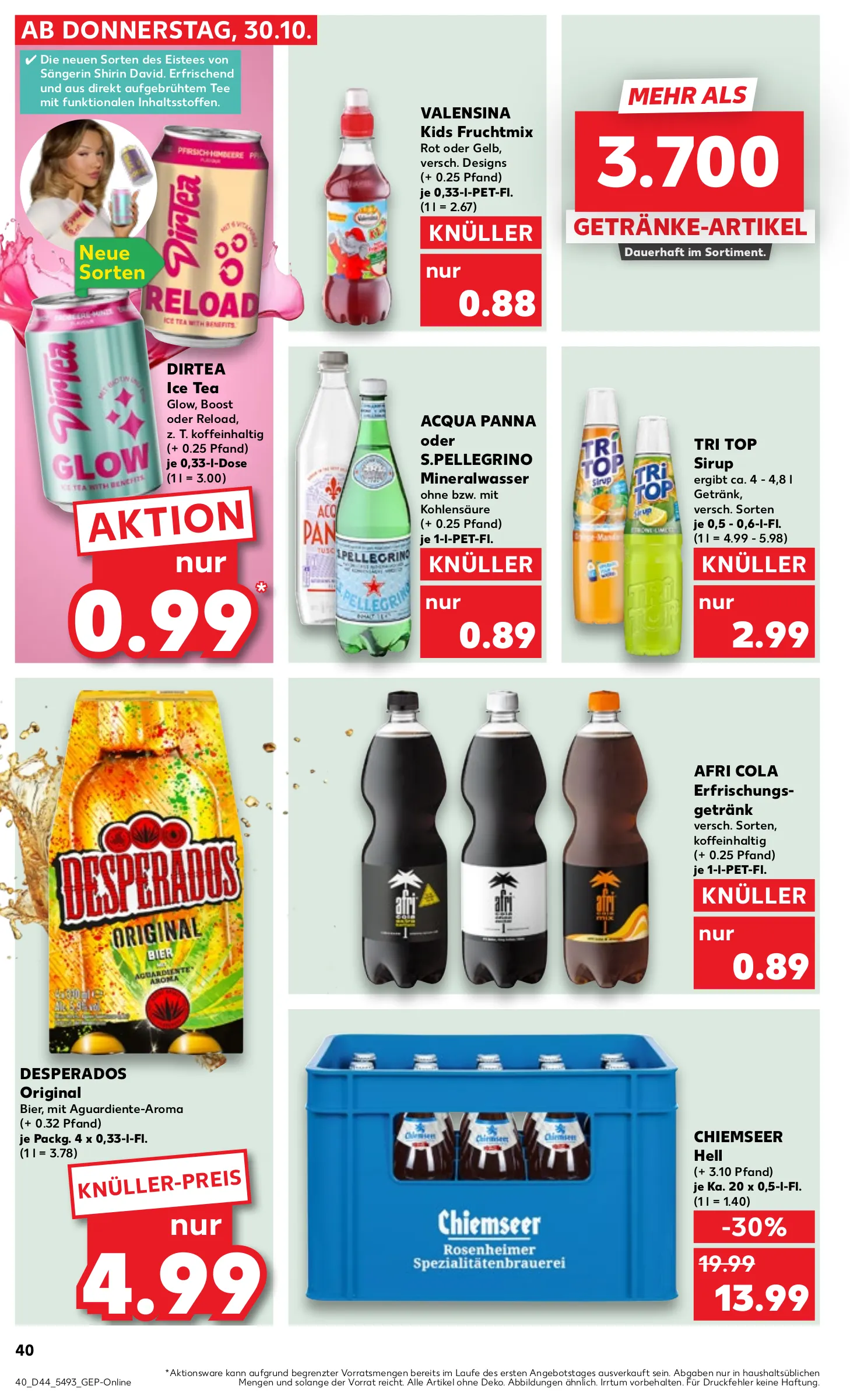 Kaufland Prospekt KW44 mit aktuellen Angeboten und attraktiven Rabatten – günstige Lebensmittel, Sparen Sie bei Kaufland Prospekt diese Woche!