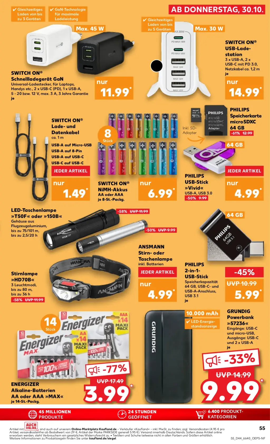 Kaufland Prospekt KW44 mit aktuellen Angeboten und attraktiven Rabatten – günstige Lebensmittel, Sparen Sie bei Kaufland Prospekt diese Woche!