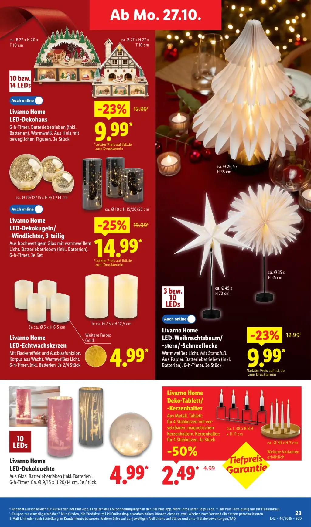 Lidl Prospekt KW44 mit aktuellen Angeboten und attraktiven Rabatten – günstige Lebensmittel, Sparen Sie bei Lidl Prospekt diese Woche!