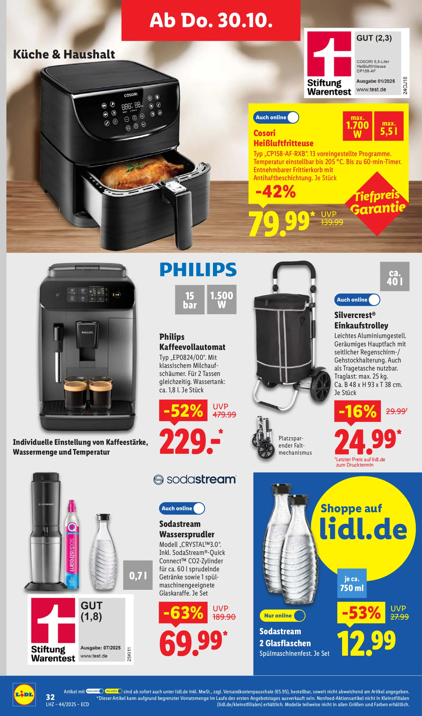Lidl Prospekt KW44 mit aktuellen Angeboten und attraktiven Rabatten – günstige Lebensmittel, Sparen Sie bei Lidl Prospekt diese Woche!
