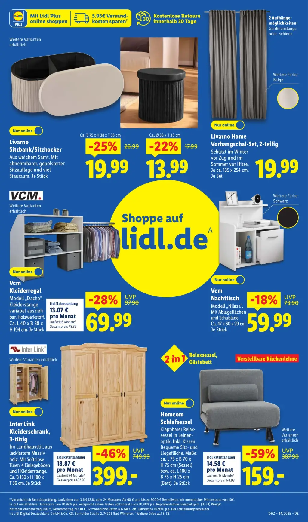 Lidl Prospekt KW44 mit aktuellen Angeboten und attraktiven Rabatten – günstige Lebensmittel, Sparen Sie bei Lidl Prospekt diese Woche!