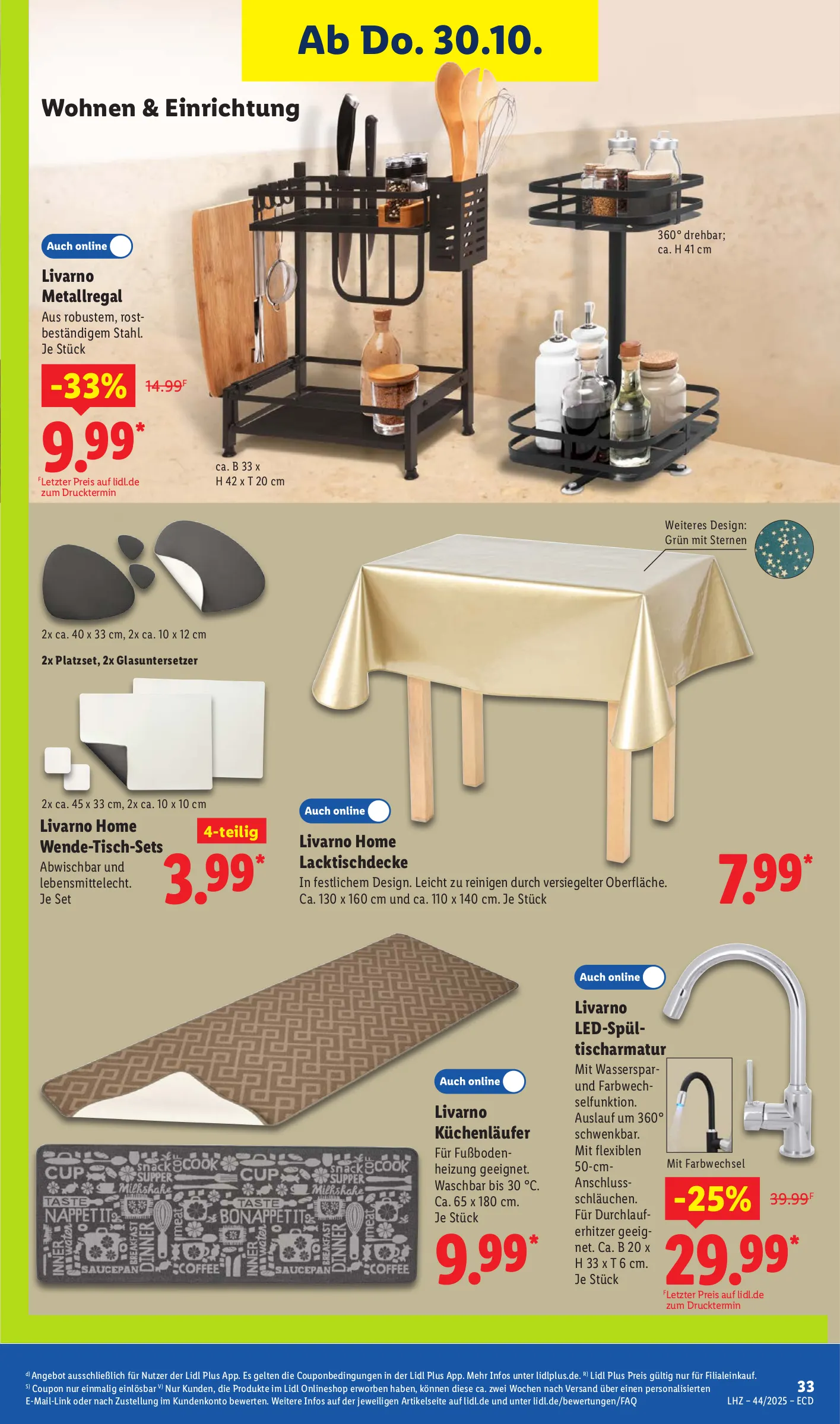 Lidl Prospekt KW44 mit aktuellen Angeboten und attraktiven Rabatten – günstige Lebensmittel, Sparen Sie bei Lidl Prospekt diese Woche!