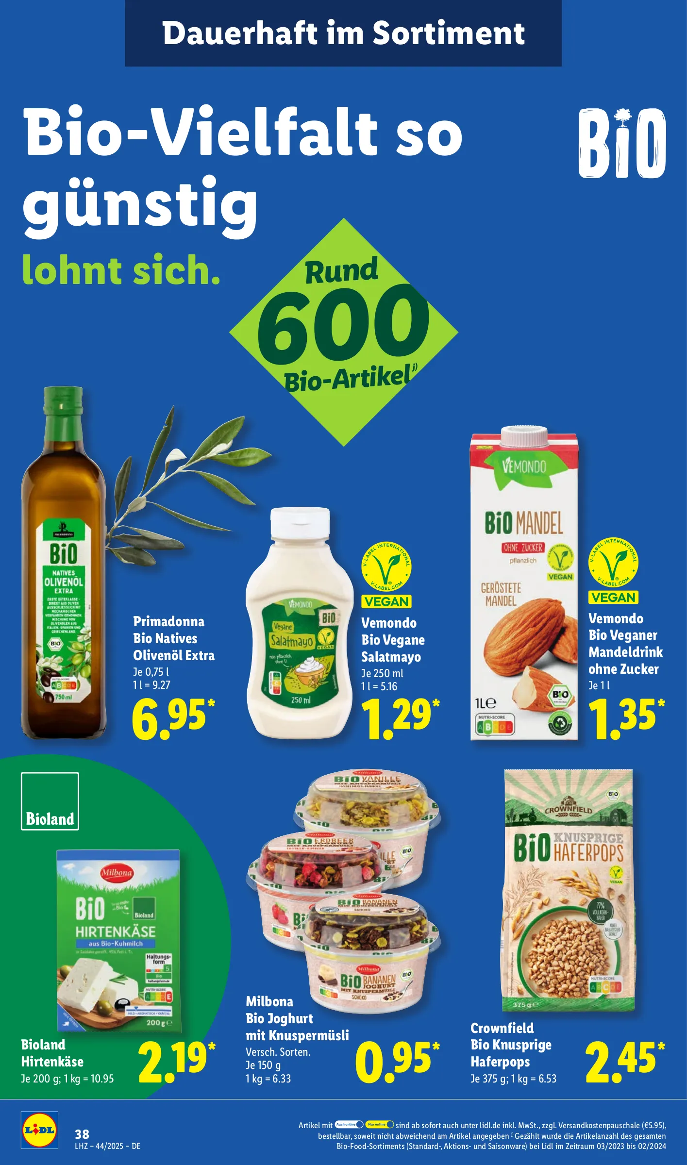 Lidl Prospekt KW44 mit aktuellen Angeboten und attraktiven Rabatten – günstige Lebensmittel, Sparen Sie bei Lidl Prospekt diese Woche!