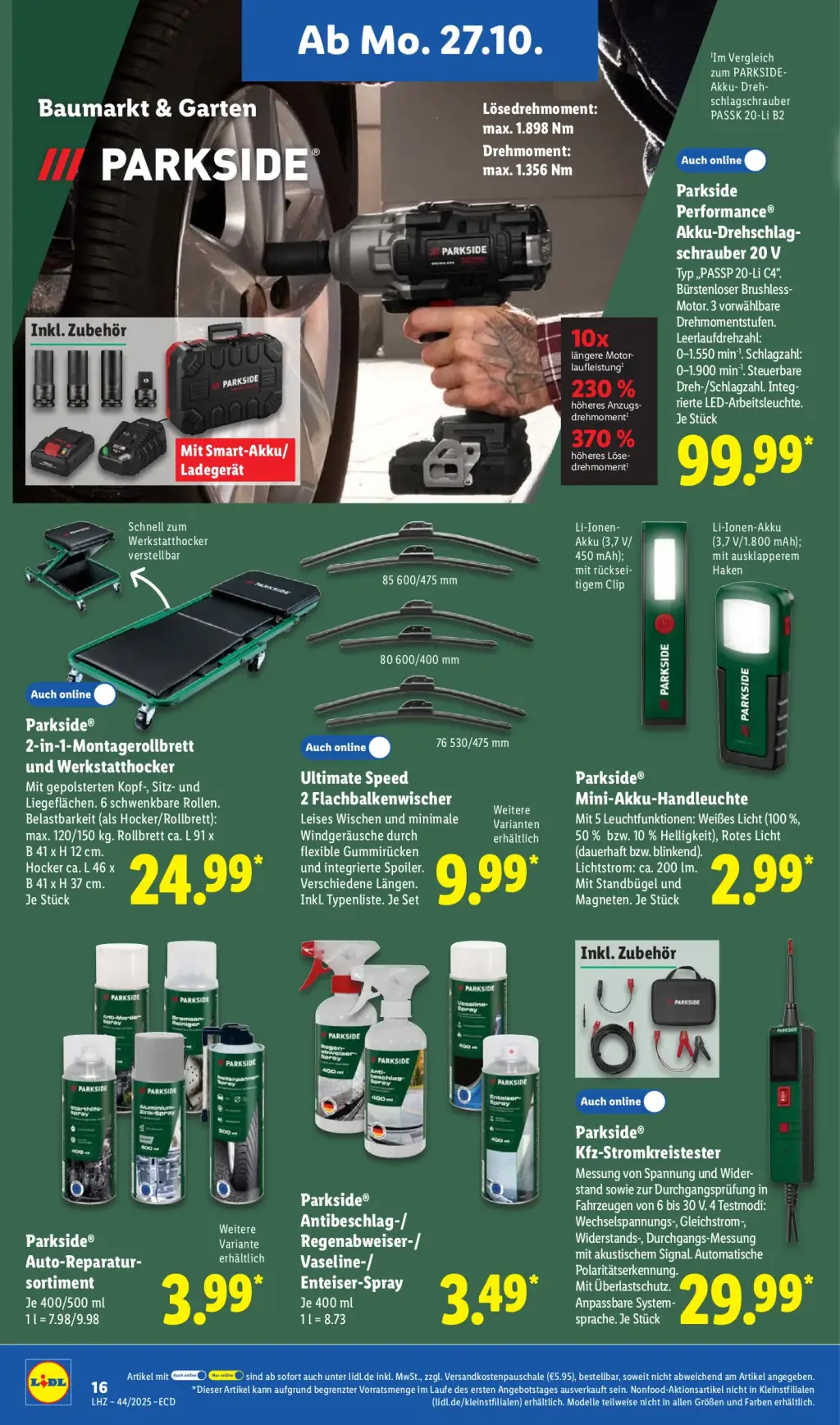 Lidl Prospekt KW44 mit aktuellen Angeboten und attraktiven Rabatten – günstige Lebensmittel, Sparen Sie bei Lidl Prospekt diese Woche!