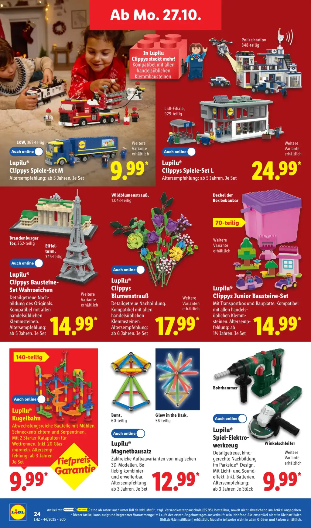 Lidl Prospekt KW44 mit aktuellen Angeboten und attraktiven Rabatten – günstige Lebensmittel, Sparen Sie bei Lidl Prospekt diese Woche!