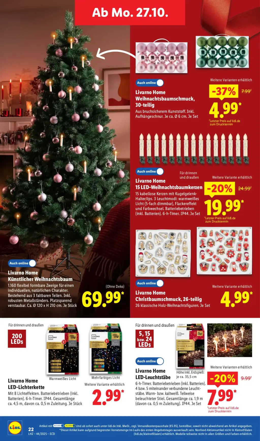 Lidl Prospekt KW44 mit aktuellen Angeboten und attraktiven Rabatten – günstige Lebensmittel, Sparen Sie bei Lidl Prospekt diese Woche!