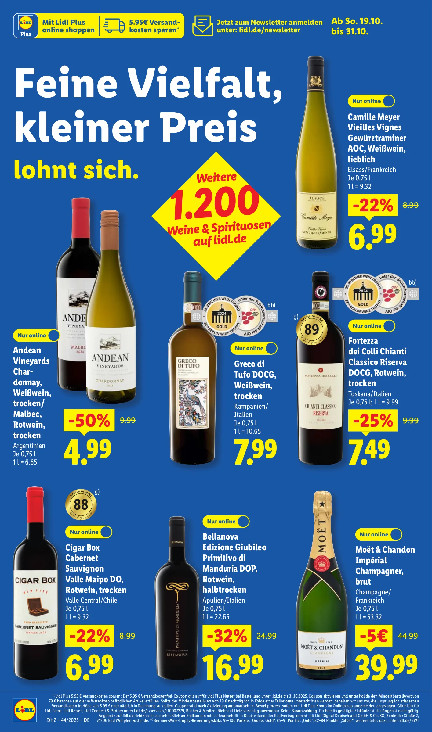 Lidl Prospekt KW44 mit aktuellen Angeboten und attraktiven Rabatten – günstige Lebensmittel, Sparen Sie bei Lidl Prospekt diese Woche!