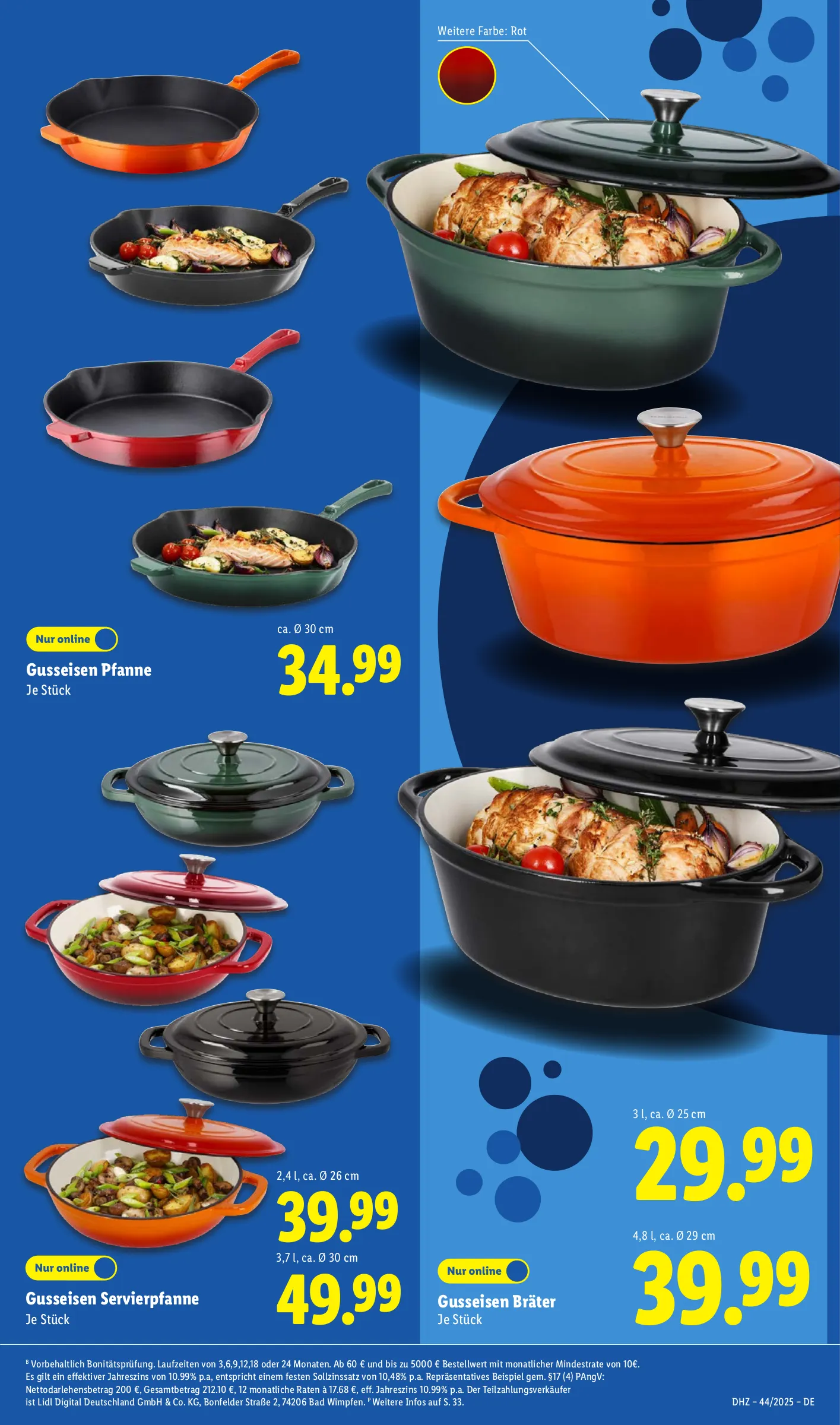 Lidl Prospekt KW44 mit aktuellen Angeboten und attraktiven Rabatten – günstige Lebensmittel, Sparen Sie bei Lidl Prospekt diese Woche!