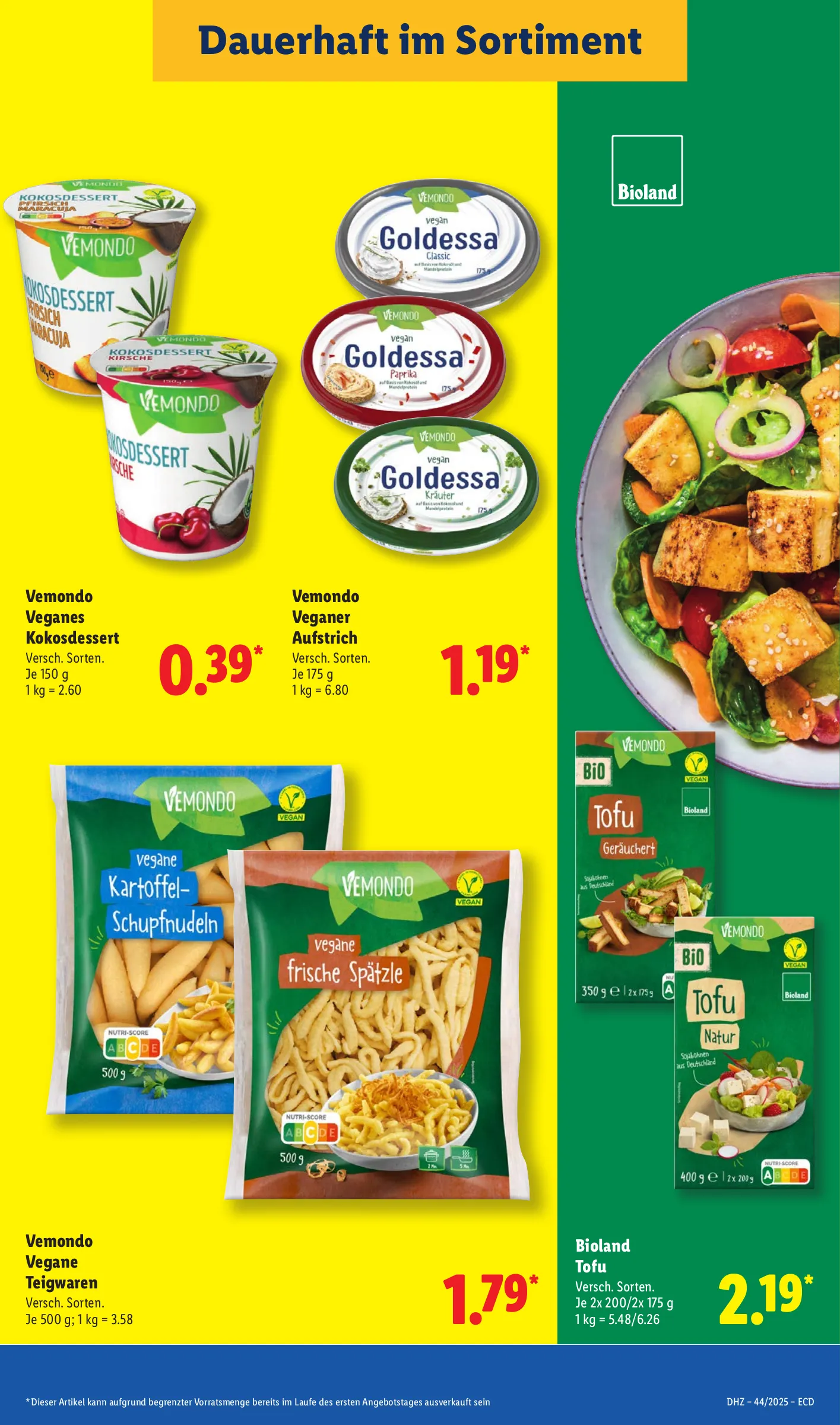 Lidl Prospekt KW44 mit aktuellen Angeboten und attraktiven Rabatten – günstige Lebensmittel, Sparen Sie bei Lidl Prospekt diese Woche!