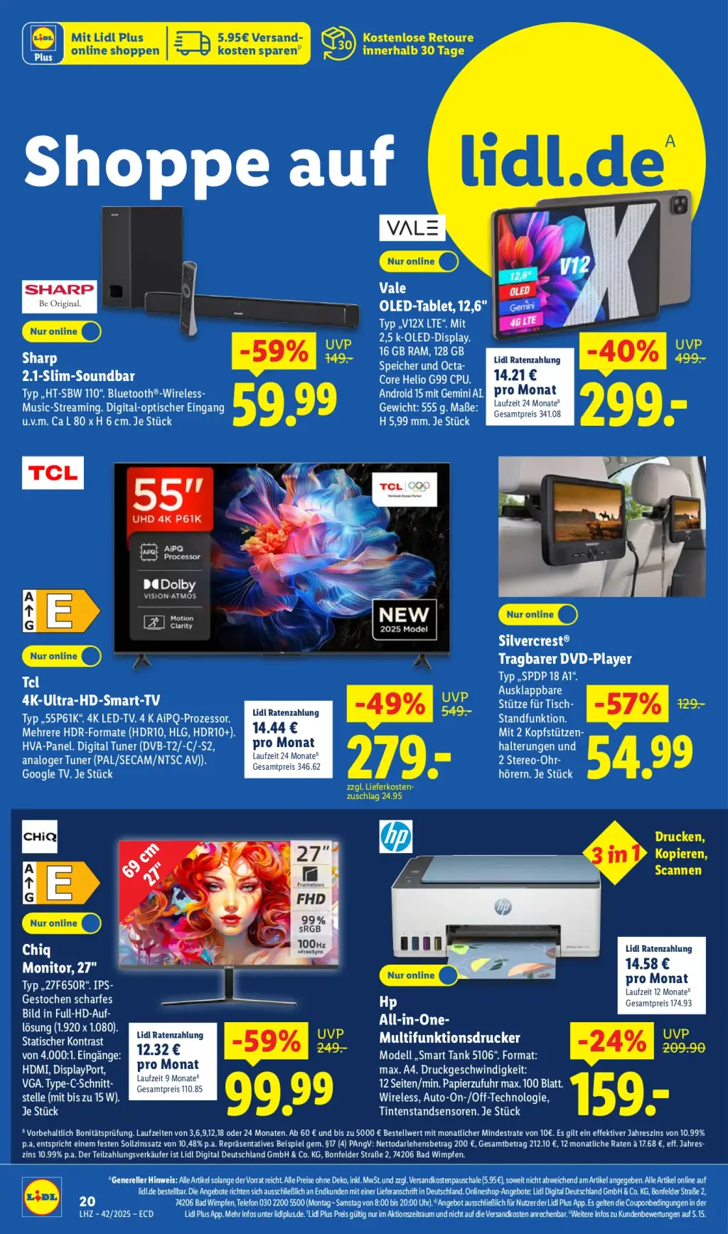 Lidl Prospekt KW42 mit aktuellen Angeboten und attraktiven Rabatten – günstige Lebensmittel, Sparen Sie bei Lidl Prospekt diese Woche!